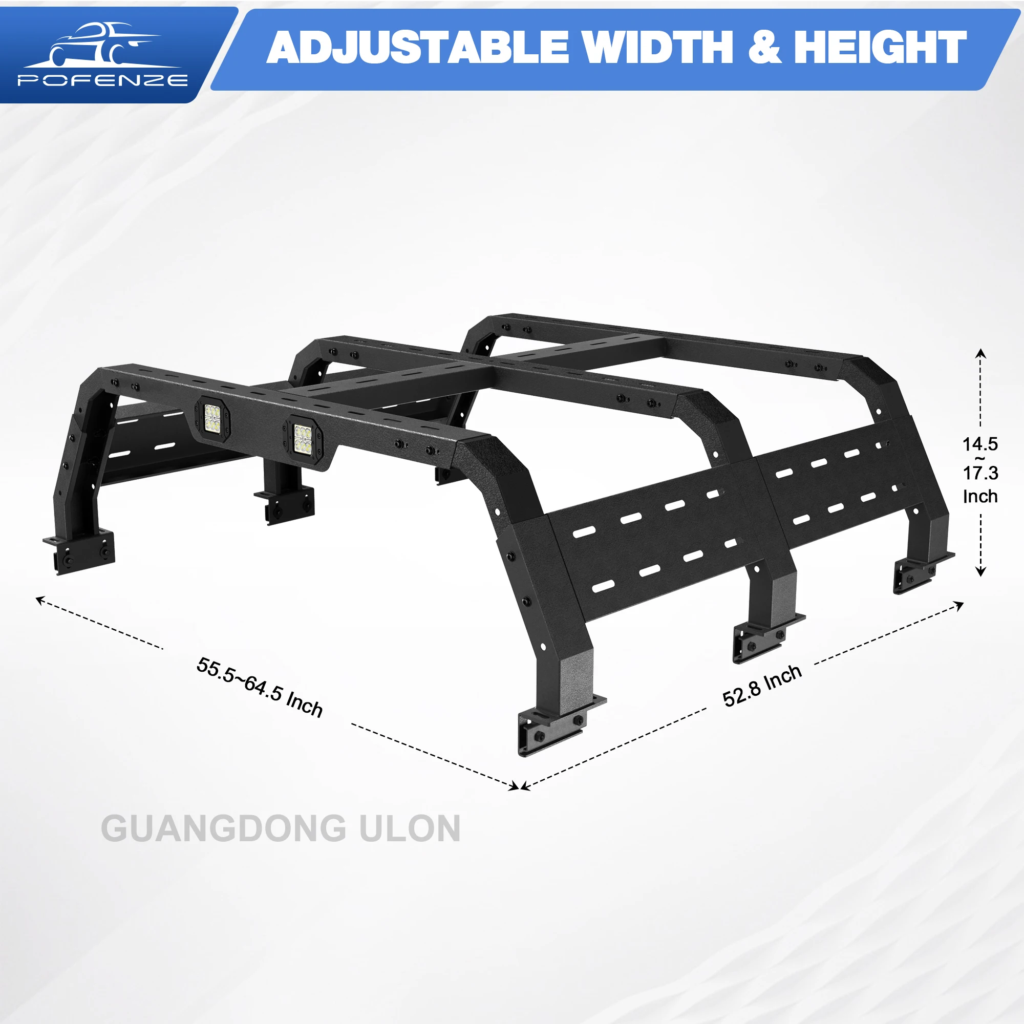 Camion Bed Rack Off Road Pickup ricambio Auto per Ford F-150 Chevy Silverado GMC Dodge Ram Toyota Tundra Hilux Tacoma