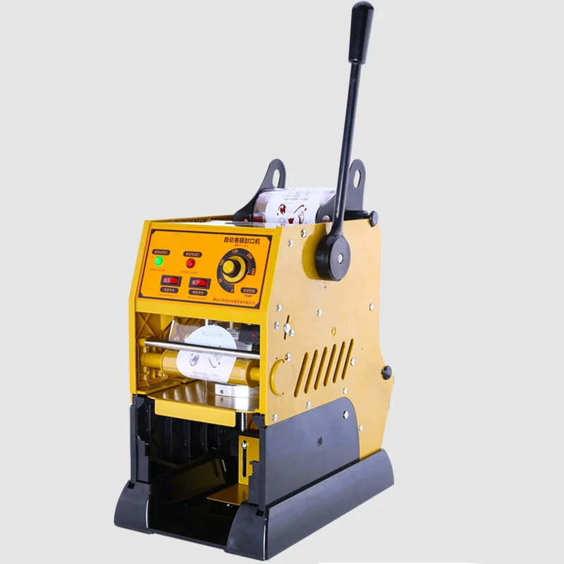 

Cup Sealing Machine Commecial Bubble Tea Sealer Plastic Milk Tea Packing Sealer for Cup Machines For Small Businesses