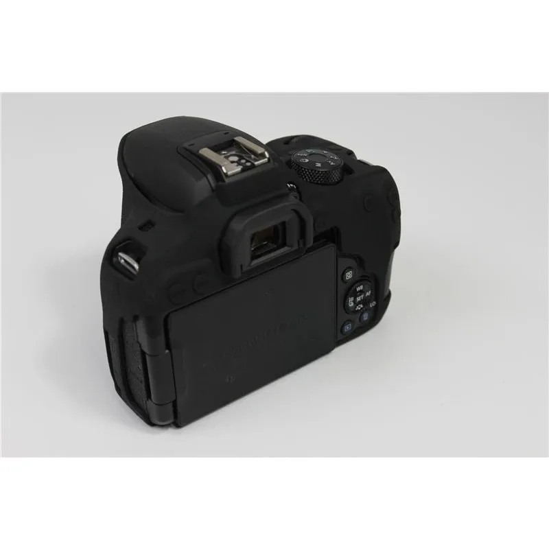 

Protective Silicone DSLR Skin Cover, For Canon EOS 850D SLR camera 850D camera protective soft rubber case + free tempered film