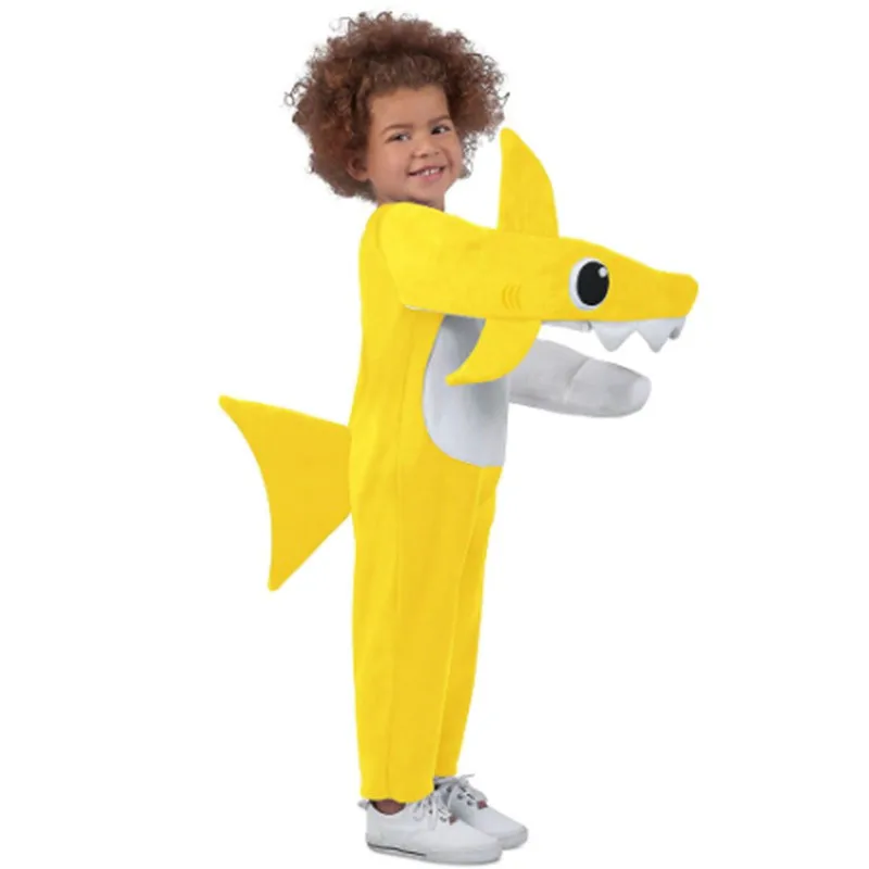 New children\'s shark costume Halloween shark costume marine animal Baby Sharks shark family party performance costume