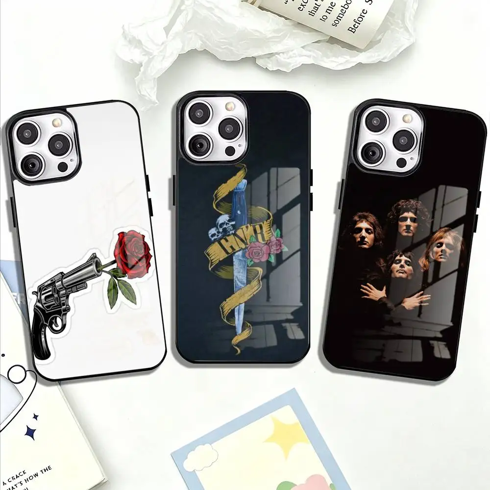 

Band G-Guns N Roses Phone Case For iPhone 17 16 15 14 13 12 11 Pro,Max,Plus,Mini For New Magsafe Magnetic Wireless Charging