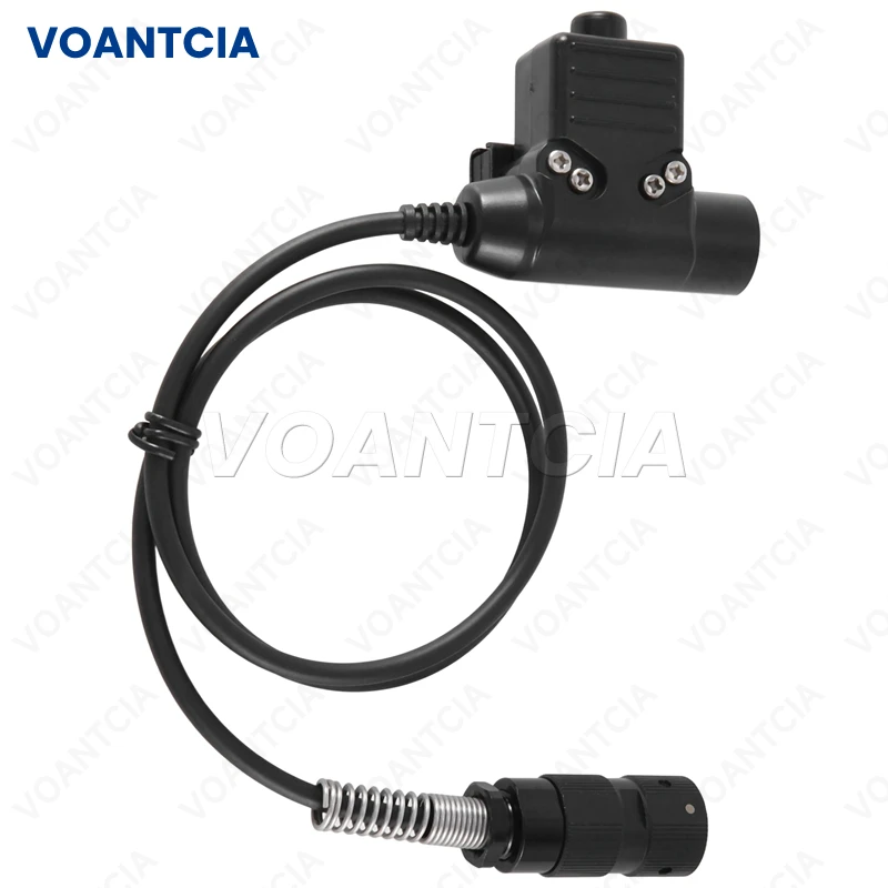 

6-Pin U94 PTT Key Switch Connector Replacement Parts Accessory Compatible With Prc-148 Prc-152 U329 Walkie-Talkie PRC148 PRC152