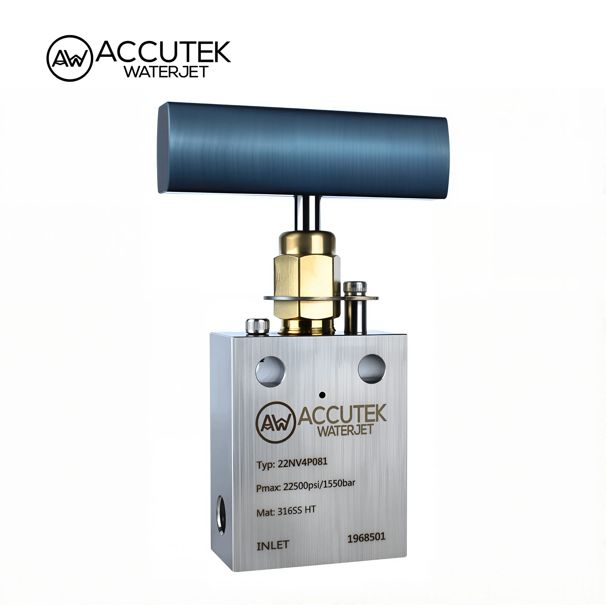 AW® 316 Stainless Steel Needle Valve Ultra High Pressure 22500Psi 155Mpa Autoclave Female Thread NPT 1/4 3/8 1/2 Panel Mounting