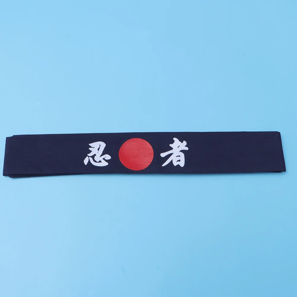 2Pcs Chef Headband Japanese Style Breathable Cloth Wide Headbands for Cooking Karate Sushi Workout Yoga Men Women