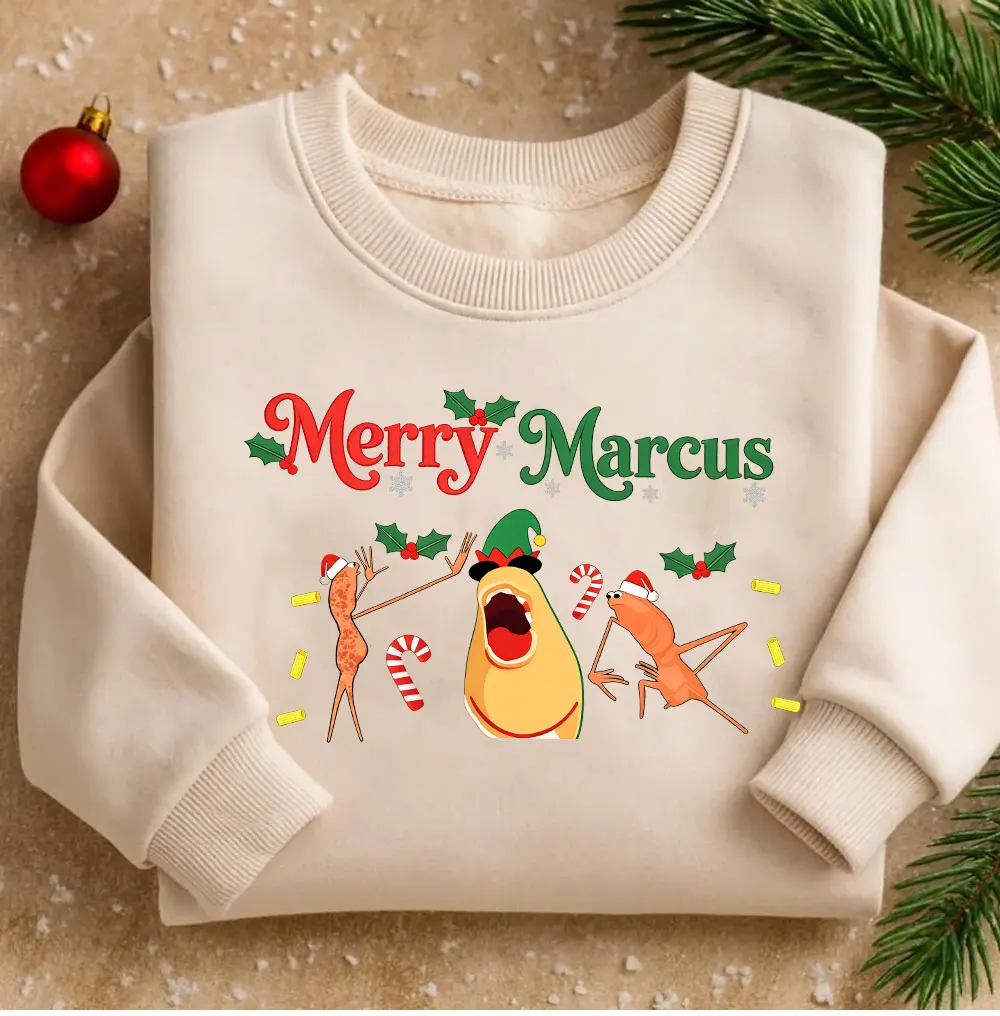 ماركوس الدودة البلوز مرح ماركوس خمر 90s ميمي قميص الدماغ روت عيد الميلاد موضة عادية لينة مريحة الشتاء هودي