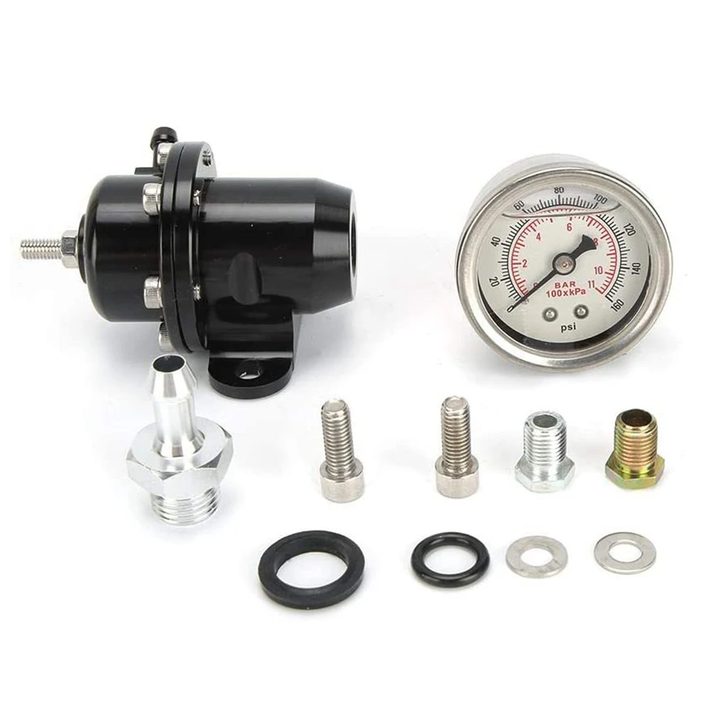 Racing Adjustable FPR+Fuel Pressure Regulator Auto Parts For Honda Civic B Series B16 B18 B17 B20 Si LS GSR D16