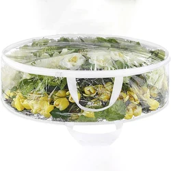 Clear Everyday Wreath Bag, 30 inch (approx. 76.2 cm) Christmas Wreath Storage Container - Clear PVC Waterproof Bag with Handle