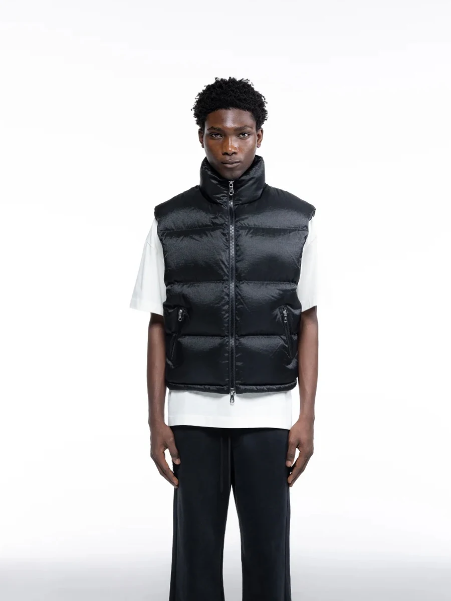 

Warm Stand Collar Cotton Vest Jaet Men's Autumn Winter American Sle Trendy Brand COLE BUXTON GANG Youth Casual Outerwear