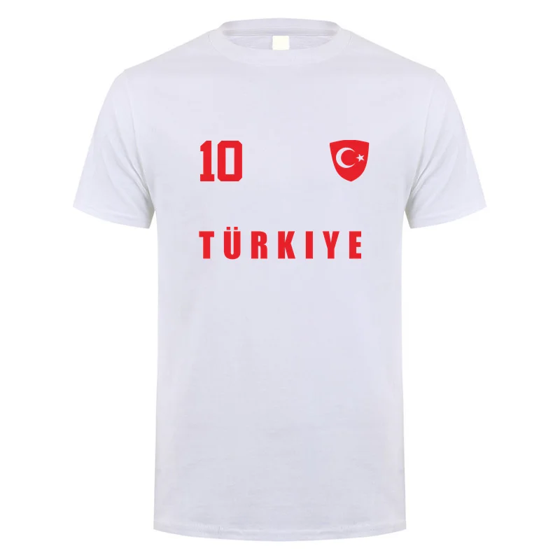 Turkey Footballer T Shirt Summer Cool Men Cotton Short Sleeve Turkey Tshirts Gift Man Tee Tops OT-018