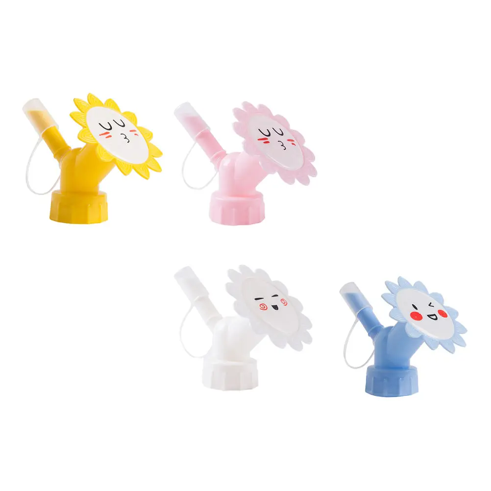 4 قطعة رؤوس رش الورود للزجاجات البلاستيكية حديقة الشتلات الرعاية Pp رذاذ فوهة زجاجة سقي أداة