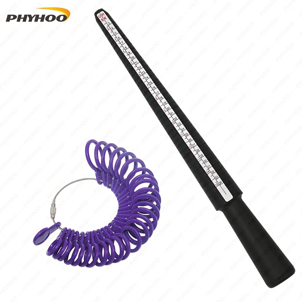 

Ювелирный инструмент, новый европейский пластиковый стандартный датчик для кольца на палец, измерительный инструмент для измерения палочки 0-13