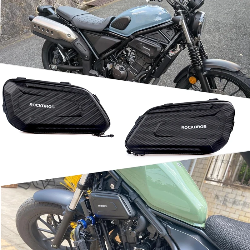 

Боковая сумка для мотоцикла, водонепроницаемая, сумка для инструментов, подходит для Honda REBEL CMX 250 CMX 300 CMX500 CMX 1100 (1 пара сумки)