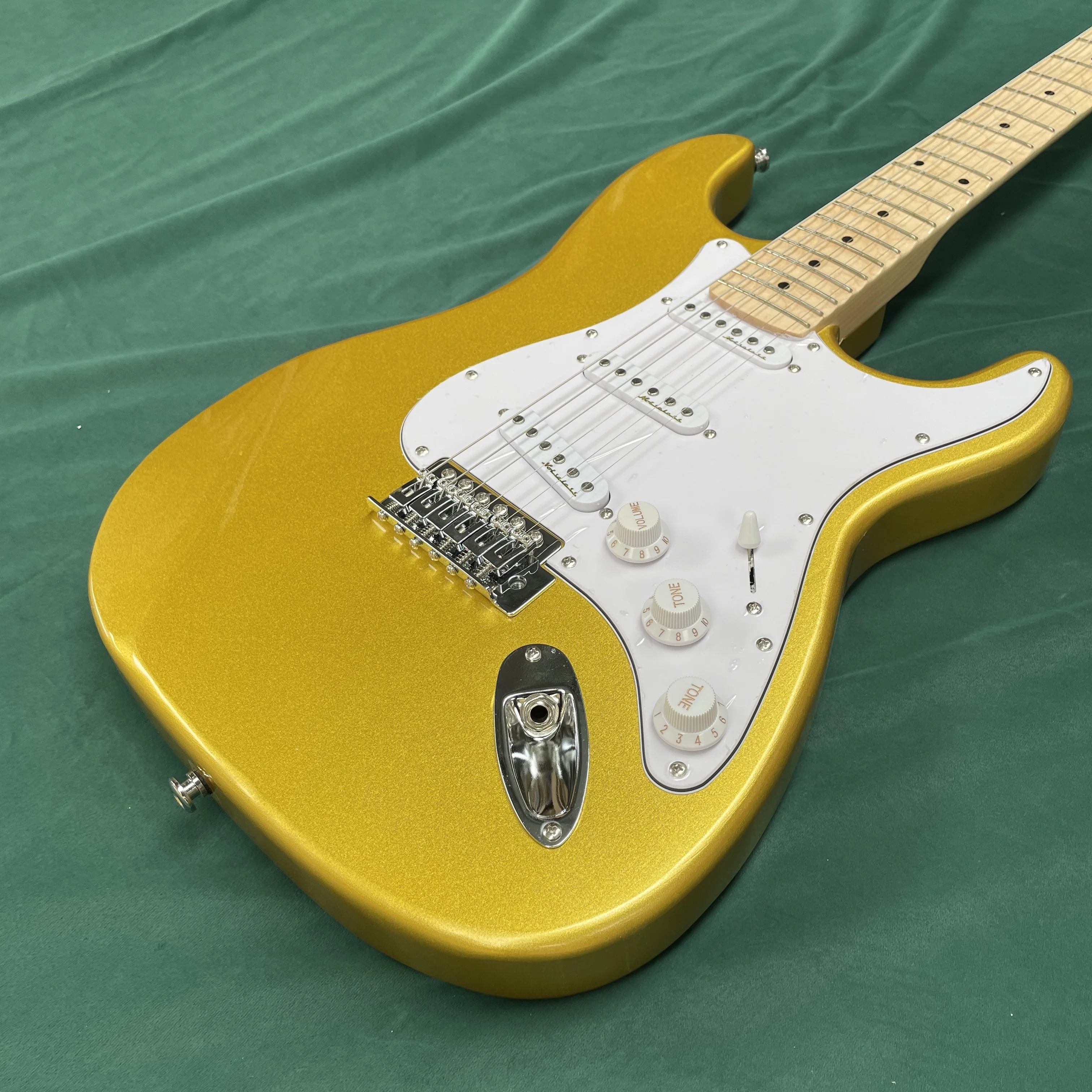 6-string electric guitar with maple fingerboard,silver hardware guitars,suitable for beginners and intermediate players guitarra view 2