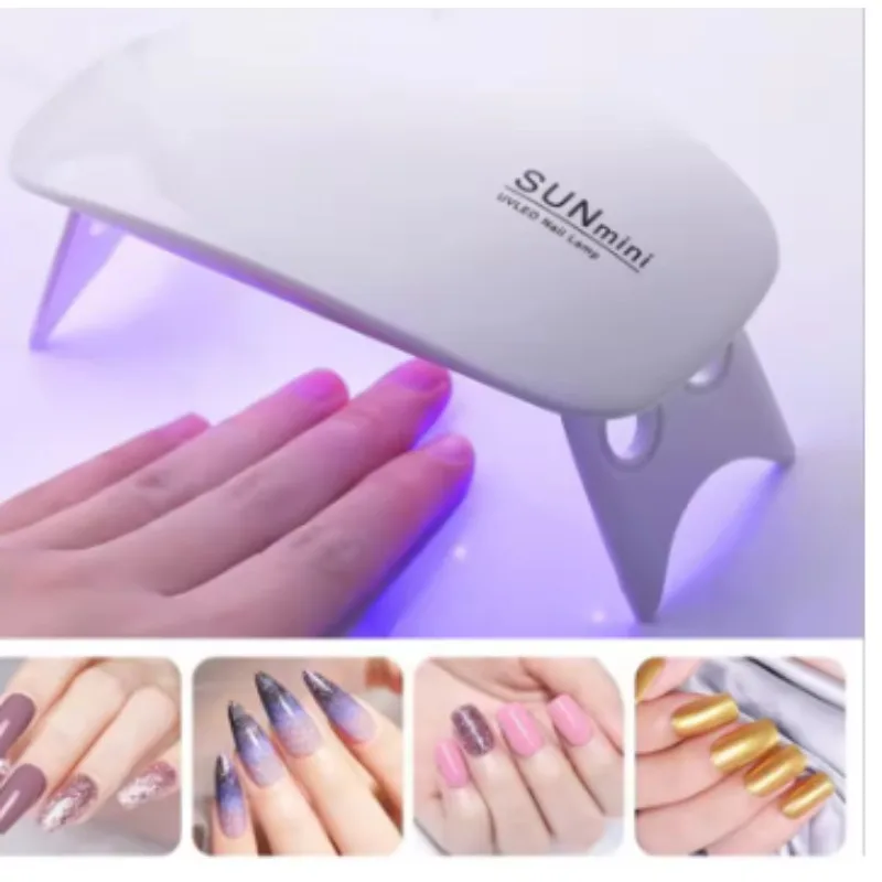 Mini lampada per unghie UV LED Famiglia Lampada per polimerizzazione delle unghie Potente lampada per asciugatura Lucidatura del gel Attrezzatura professionale per unghie