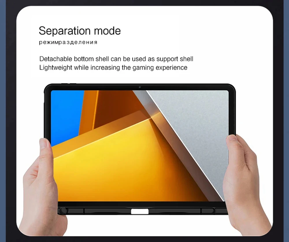 Magic Smart Keyboard Cover Folio for XIAOMI POCO Pad 12.1 Inch 2024 Redmi Pad Pro 12.1" Tablet Case with TouchPad Backlight