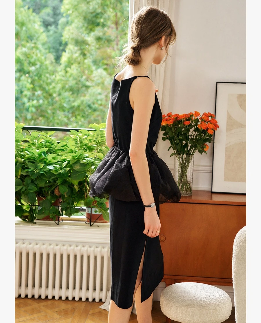 OLrain 3 Styles Summer Black Dresses Woman 2025 New in Two Piece Sleeveless Elegant Party Dresses Ladies Clothes M57CL96528