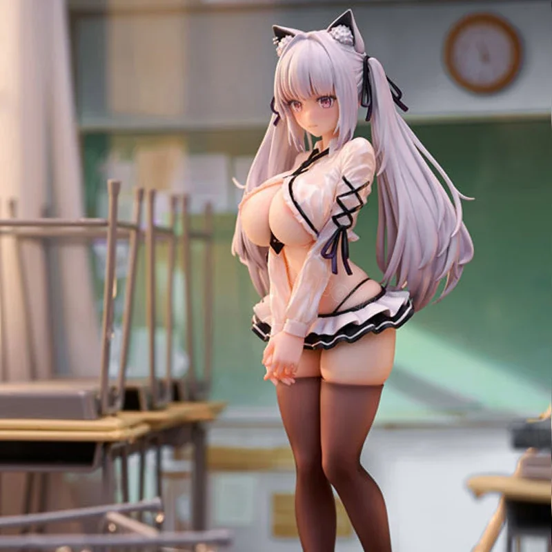 28 سنتيمتر ألفينا تشان الرطب مثير أنيمي فتاة الشكل Ensoutoys Dongtan/الصغير الشيطانة موموكو تشان عمل الشكل الكبار نموذج ألعاب الدمى #6