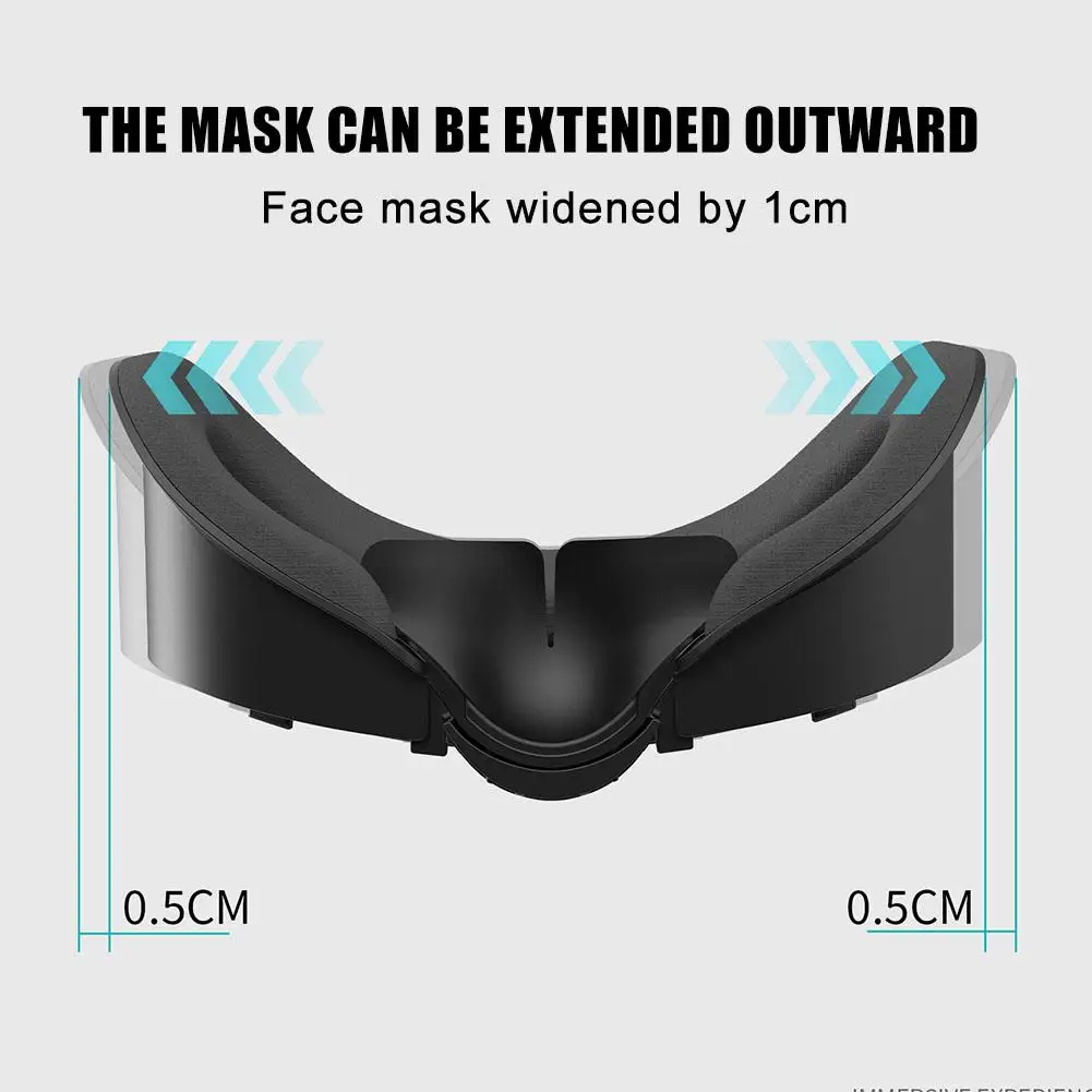 Ice Silk PU Leather Face Cover Pad, Interface Facial para Meta, Oculus Quest 3, Almofada Facial Respirável, Acessórios Anti-Vazamento