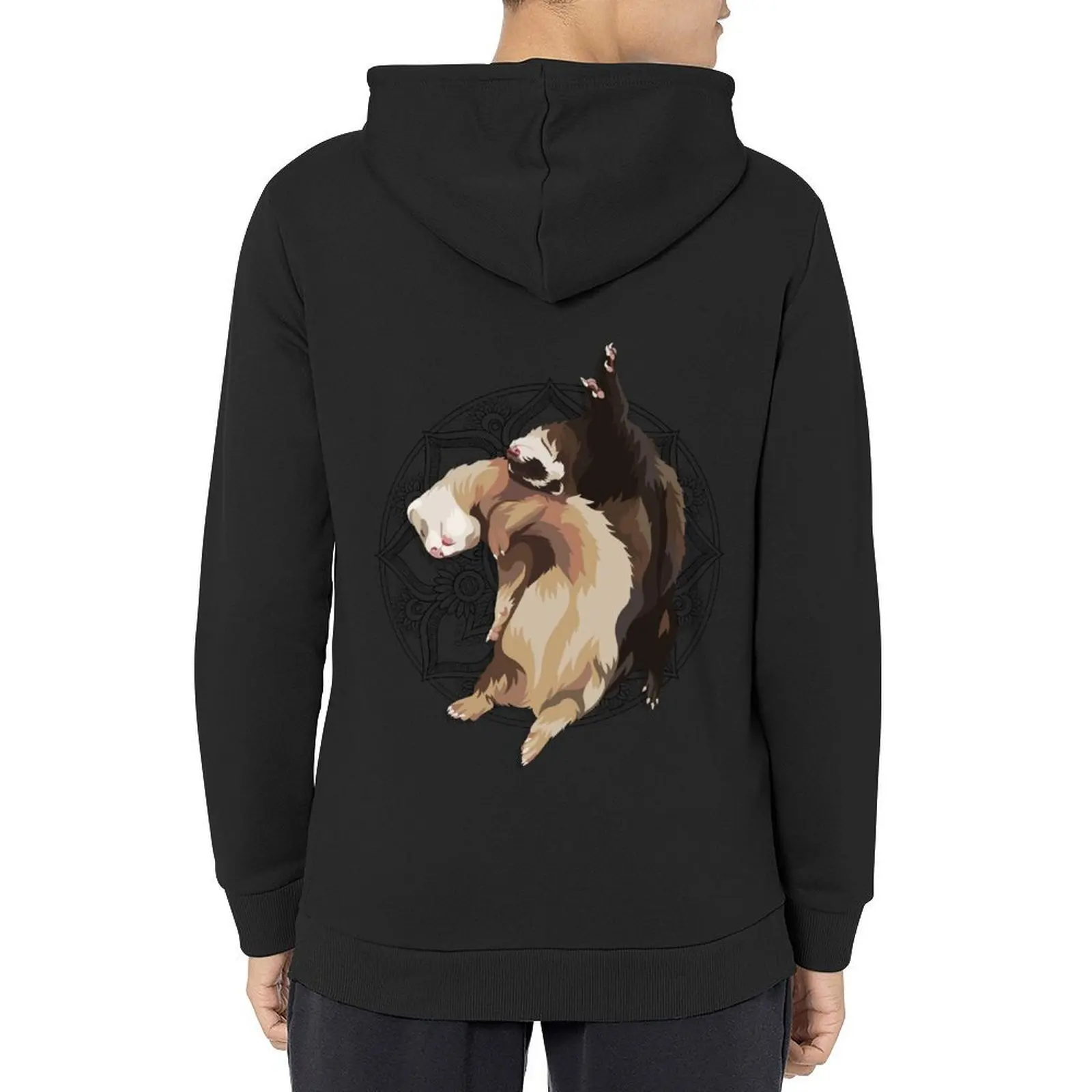 

Ferret Art - ElinationART Hoodie anime clothing clothes for men aesthetic clothing male clothes autumn hoodie