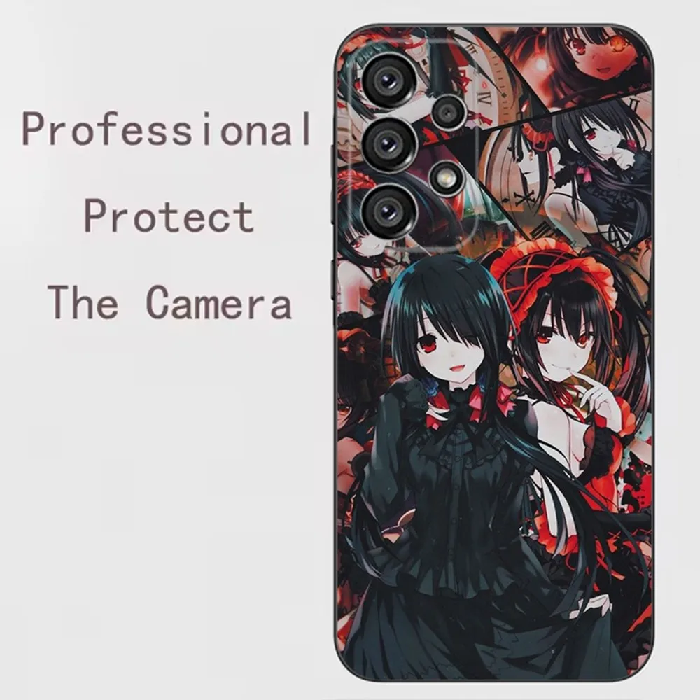 Tokisaki Kurumi Date a live Phone Case For Samsung Galaxy A13,A21s,A22,A31,A32,A52,A53,A71,A80,A91 Soft Black Shell