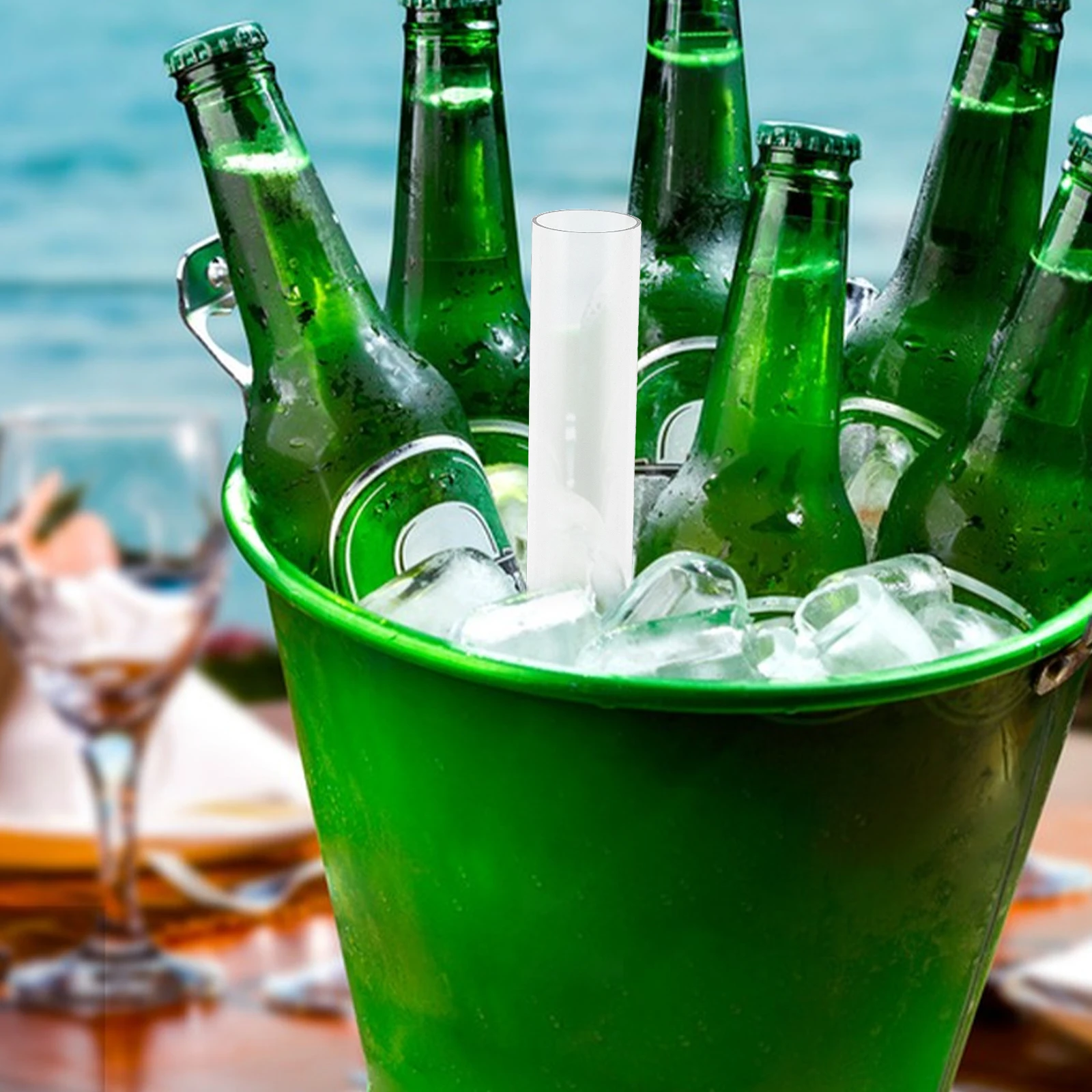 

3L Beer Reusable Cooling Sticks Plastic Cubes Non Melting Ice Column Ice Sticks For Water Bottles Tube Packs Party Accessories