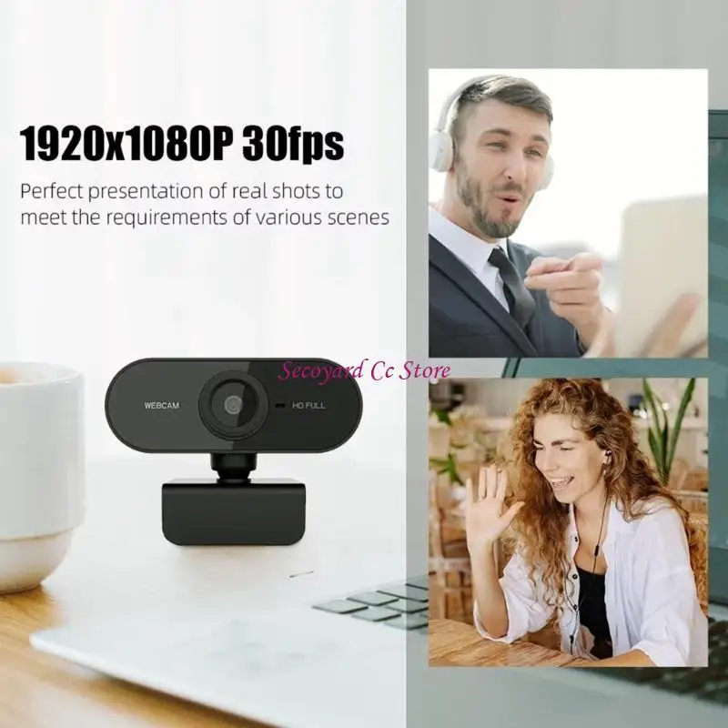N3UC Fullhd 2K 1080p 720p 480p Webcam USB с микрофонами мини -компьютерная камера для видео