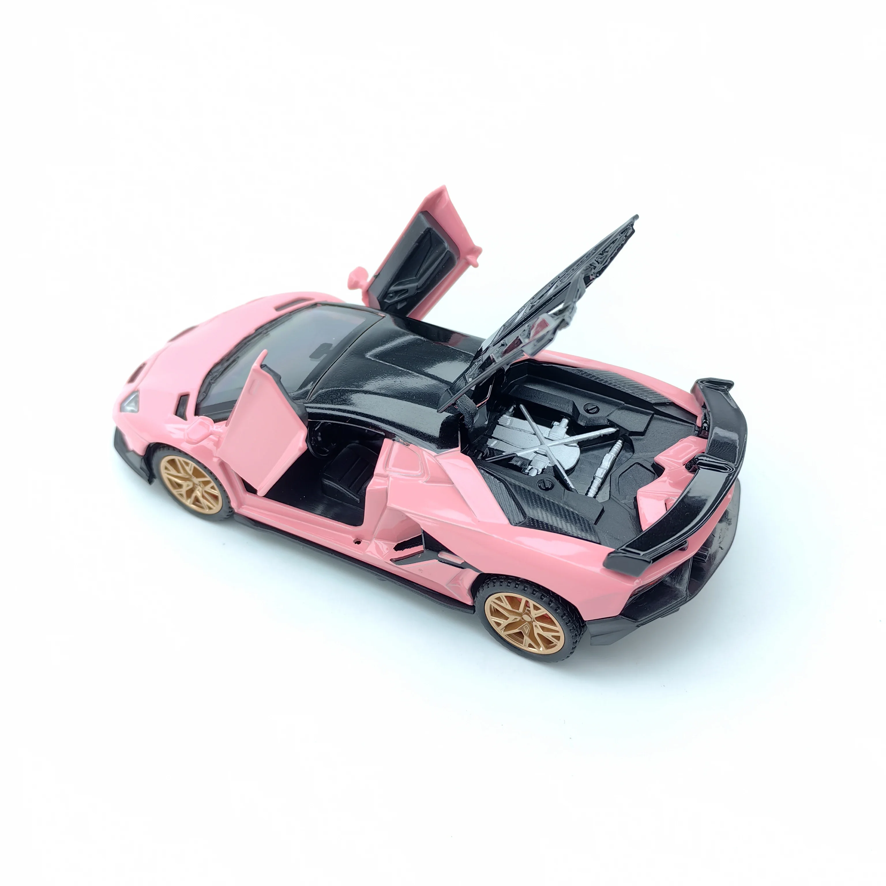 Modello di auto giocattolo in lega Auto sportiva Regalo per bambini Ragazzi Pullback Decorazione Auto da collezione Veicolo in miniatura Modello da collezione