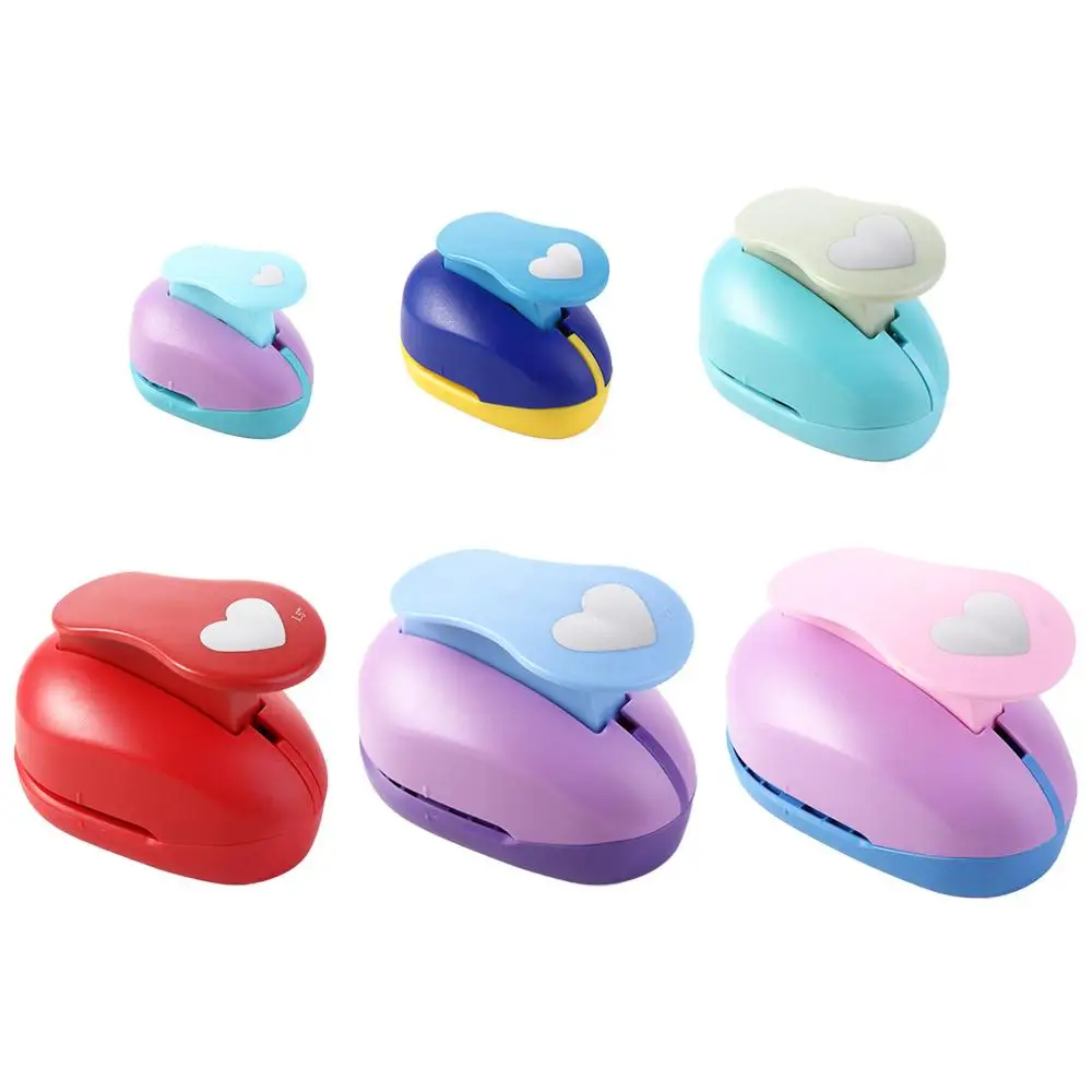 Craft for Paper Heart-shaped Children Paper Cutting 9-75mm Embossing Punches Hole Puncher Punches Maker Scrapbooking Machine