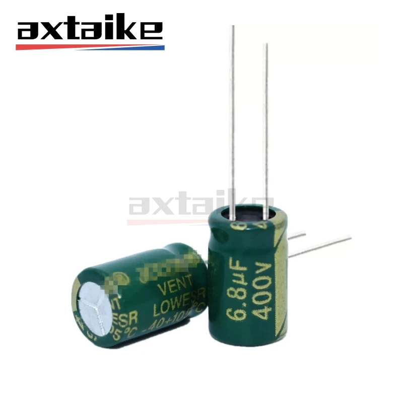 

20PCS 6.8UF 400V 400V6.8UF 8*12MM High Frequency Low ESR Aluminum Electrolytic Capacitor DIP