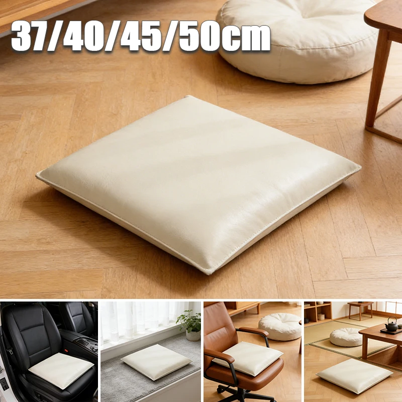 

Cat Scratch Leather Chair Cushion High Resilience Sponge Seat Pad Detachable Washable Non Slip Waterproof Chair Mat for Home