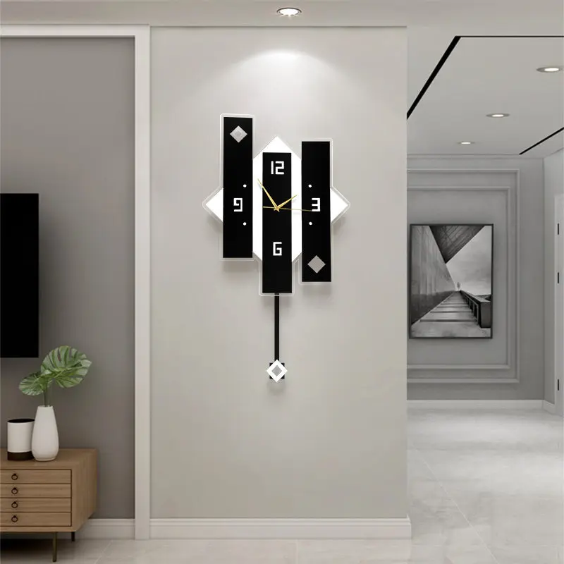 Design Digital Wall Watch Living Room Luxury Modern Bedrooms Creative Fashion Wall Clocks Restaurant Reloj De Pared Wall Decor