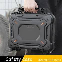 Tactical Gun Safety Carry Case Waterproof Shooting Tools Suitcase Military Pistol Safety Storage Hard Shell Box with Foam Padded