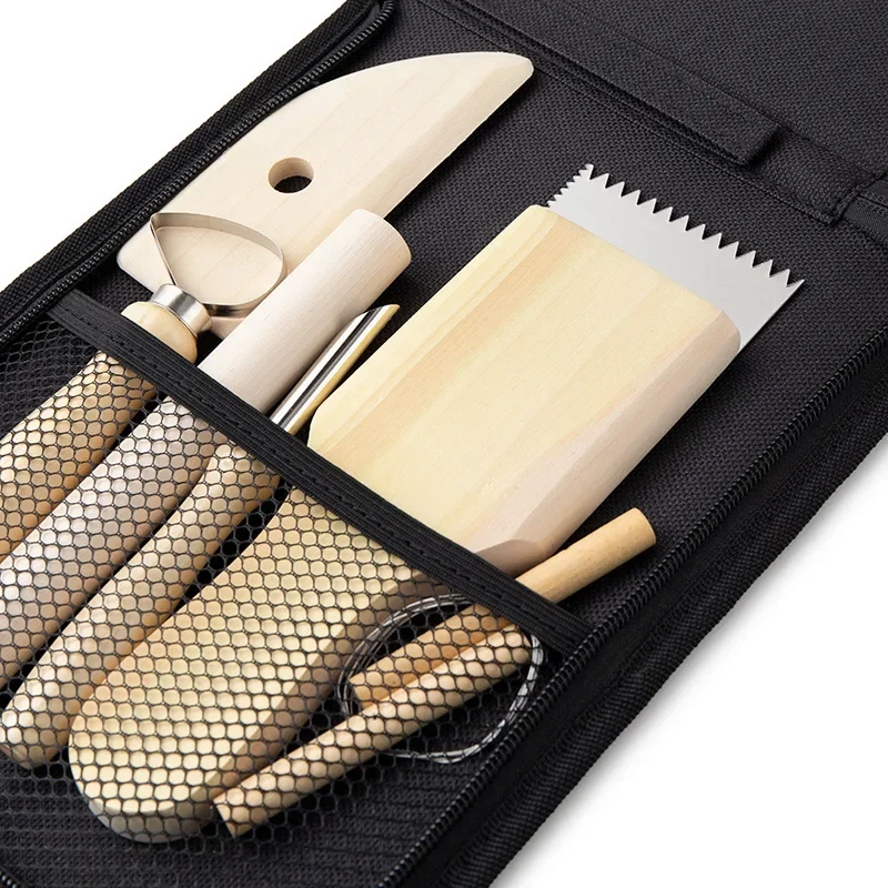 Pottery Tools 20-Piece Set Polymer Clay Carving Knife DIY Artwork Making Puncher Seven Needle Scraper