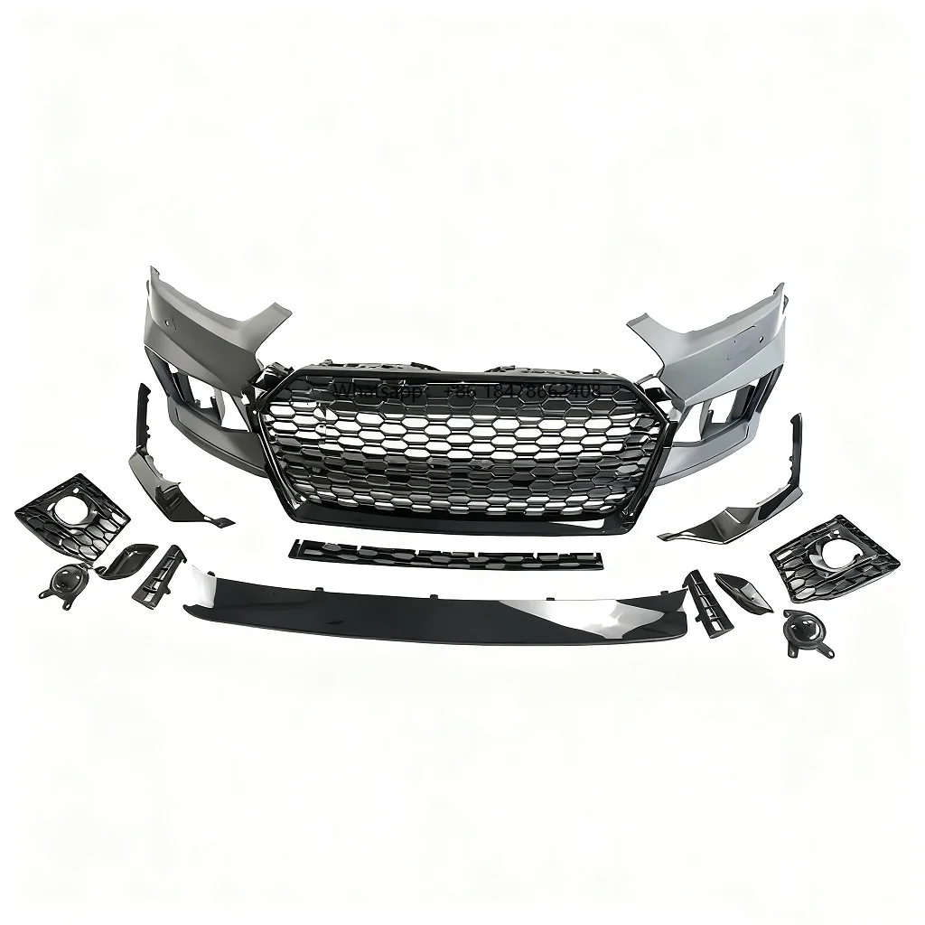 

Factory A5 B9 Upgrade RS5 Front Bumper Kit Set A5 S5 Bumper with Grille RS5 Style Body Kit for A5 S5 B9 2017 2018 2019