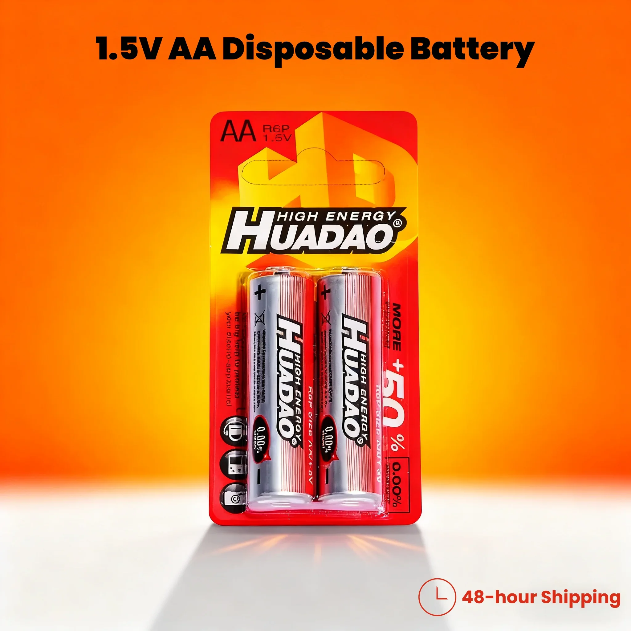 

AA Batteries 1.5V for Remote Control Mouse Toys Camera Alarm Clock Calculator Keyboard High Capacity Disposable Dry Cell