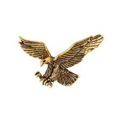Wedding Animal Men's Brooch For Suit Gentle Eagle Hawk Cheetah Leopard Brooch For Men Rhinestone Jewelry Gift for Father's Day