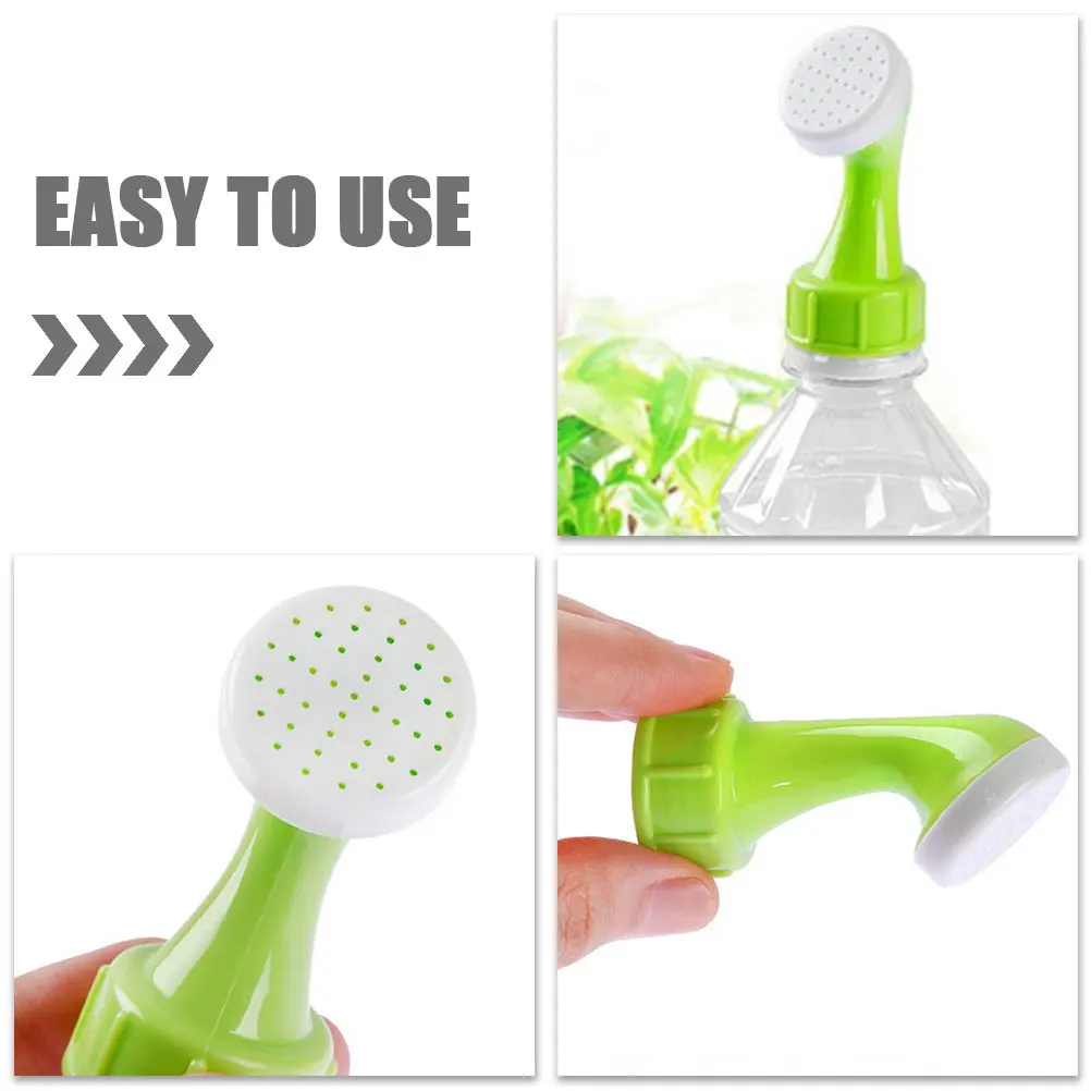 6 шт. пластиковые банки с водой, разбрызгивающие колпачки, регулируемая головка распылителя для выращивания цветочных растений, ровный распределение воды, садовый инструмент