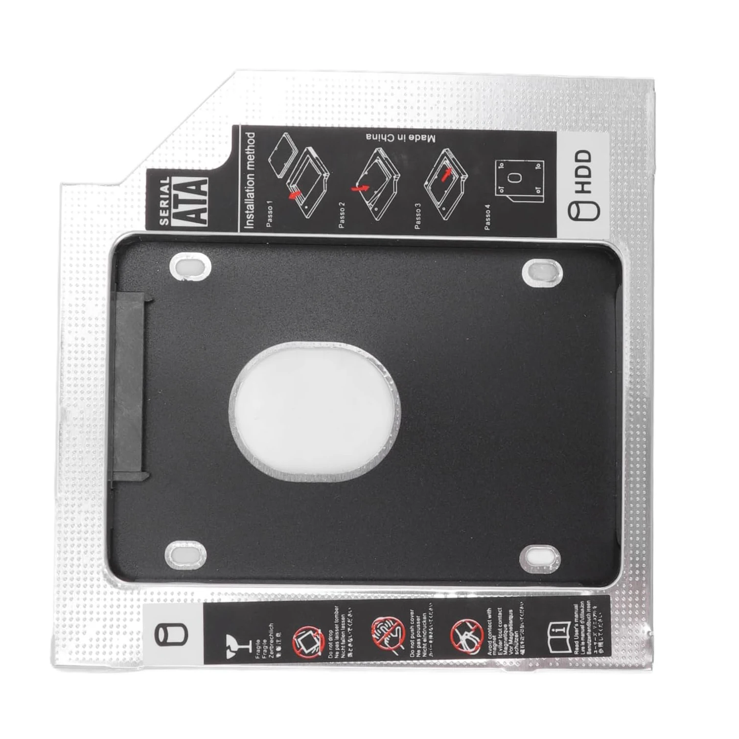9.0mm SATA 2nd Hard Drive HDD SSD Optical bay Caddy Frame for Dell Inspiron 14z 5423 15 3000 3541 3542 3543  14 3442 7447 3437