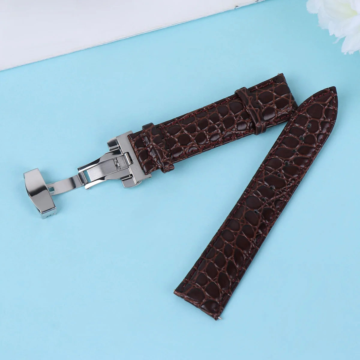 

Watch Bands for Men Replacement Butterfly Buckle Fashion Strap Women Stylish