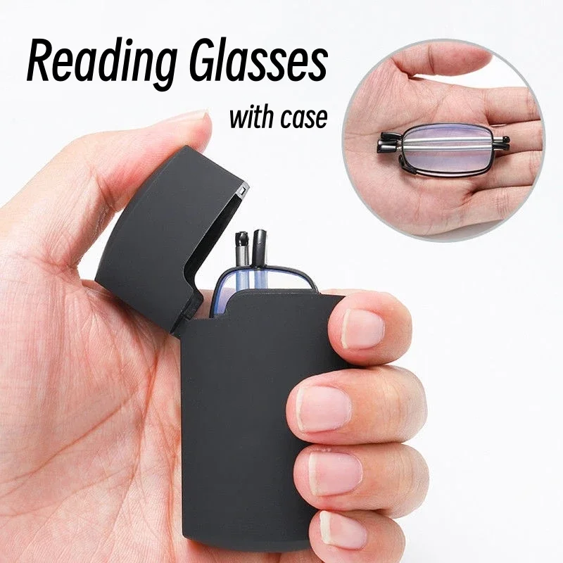 

New Trend Foldable Reading Glasses Unisex Anti Blue Light Presbyopia Eyeglasses Anti-radiation Far Sight Eyewear +1.0 To +4.0