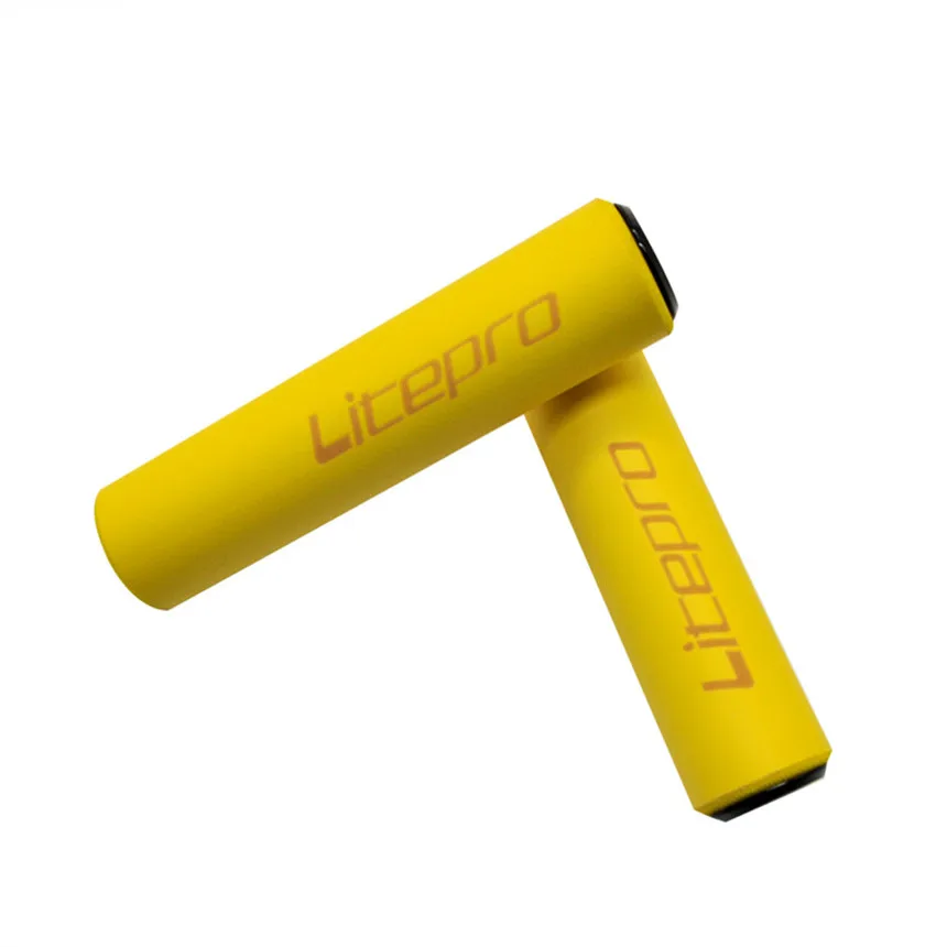 LP Litepro Anti-skid Handlebar Grips 412 Silicone Rubber Mountain Bike Shock Absorbing Folding Bicycle Sponge Handle Bar Cover