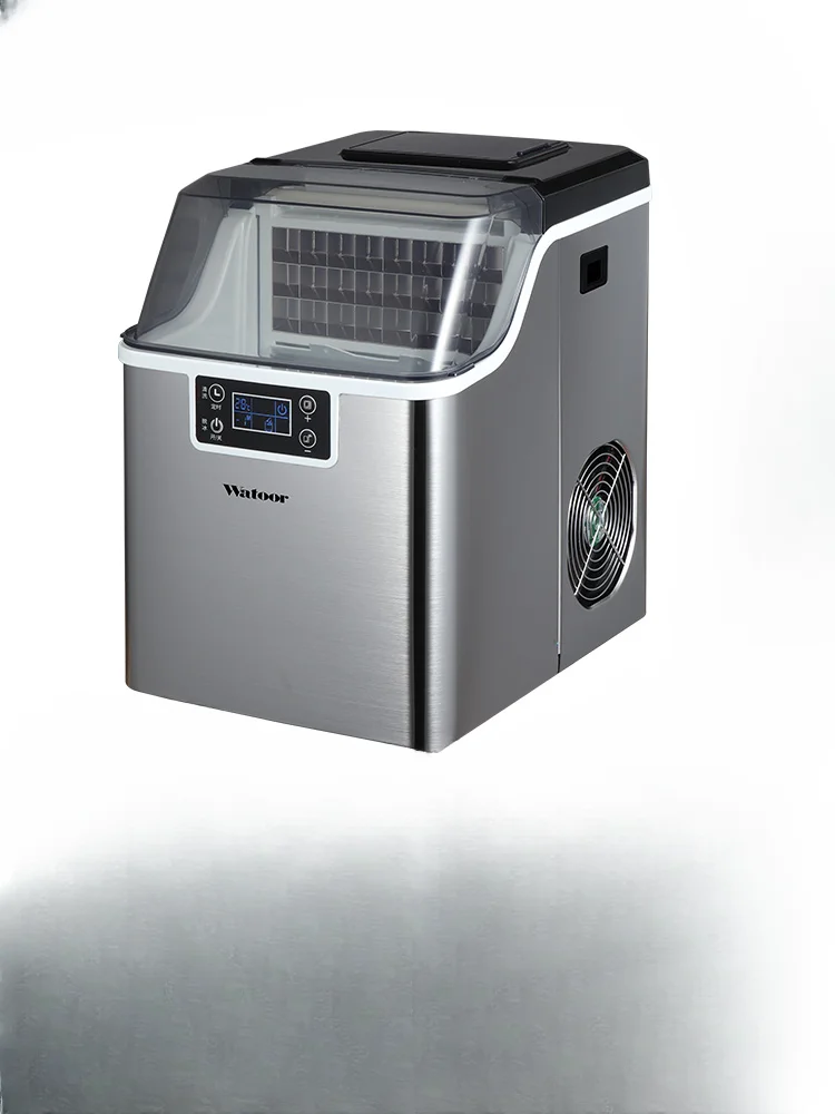 Watolai Commercial Ice Machine Small Household 35kg Fruit Drink Coffee Milk Tea Shop Student Dormitory