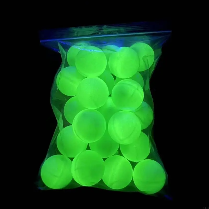 

83CA 20 Pack Glow Dark Table Tennis 40 -миллиметровый пингпонг объем для взрослых любительских игр и детей, соревнование
