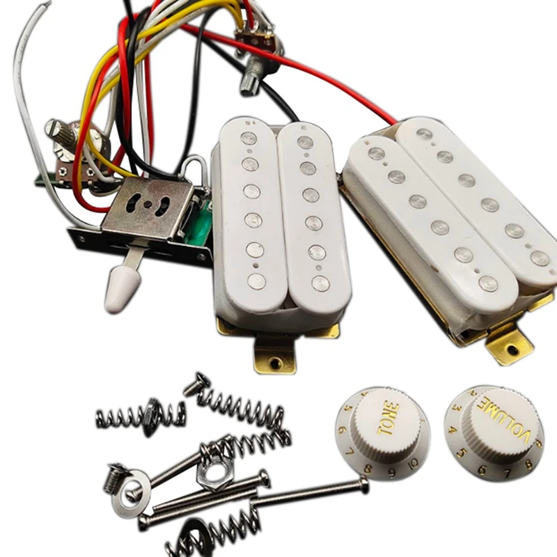 Electric Guitar Pickups Humbucker Double Coil Humbucker Pickups Adjustable Pickup Kit