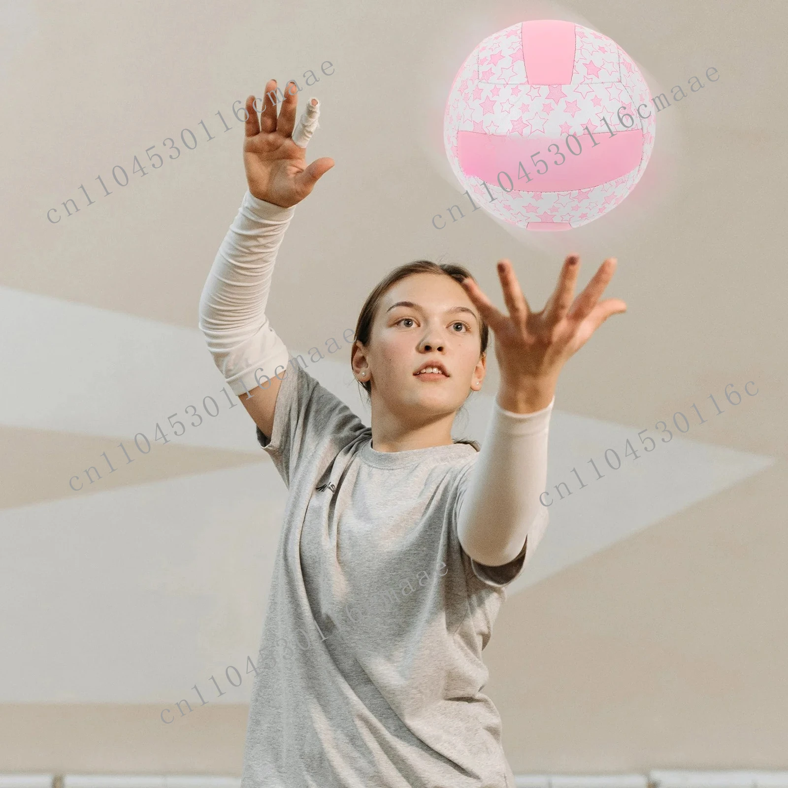 New Thick Durable Size 5 Volleyball Indoor Training Ball Elastic Soft Surface Set