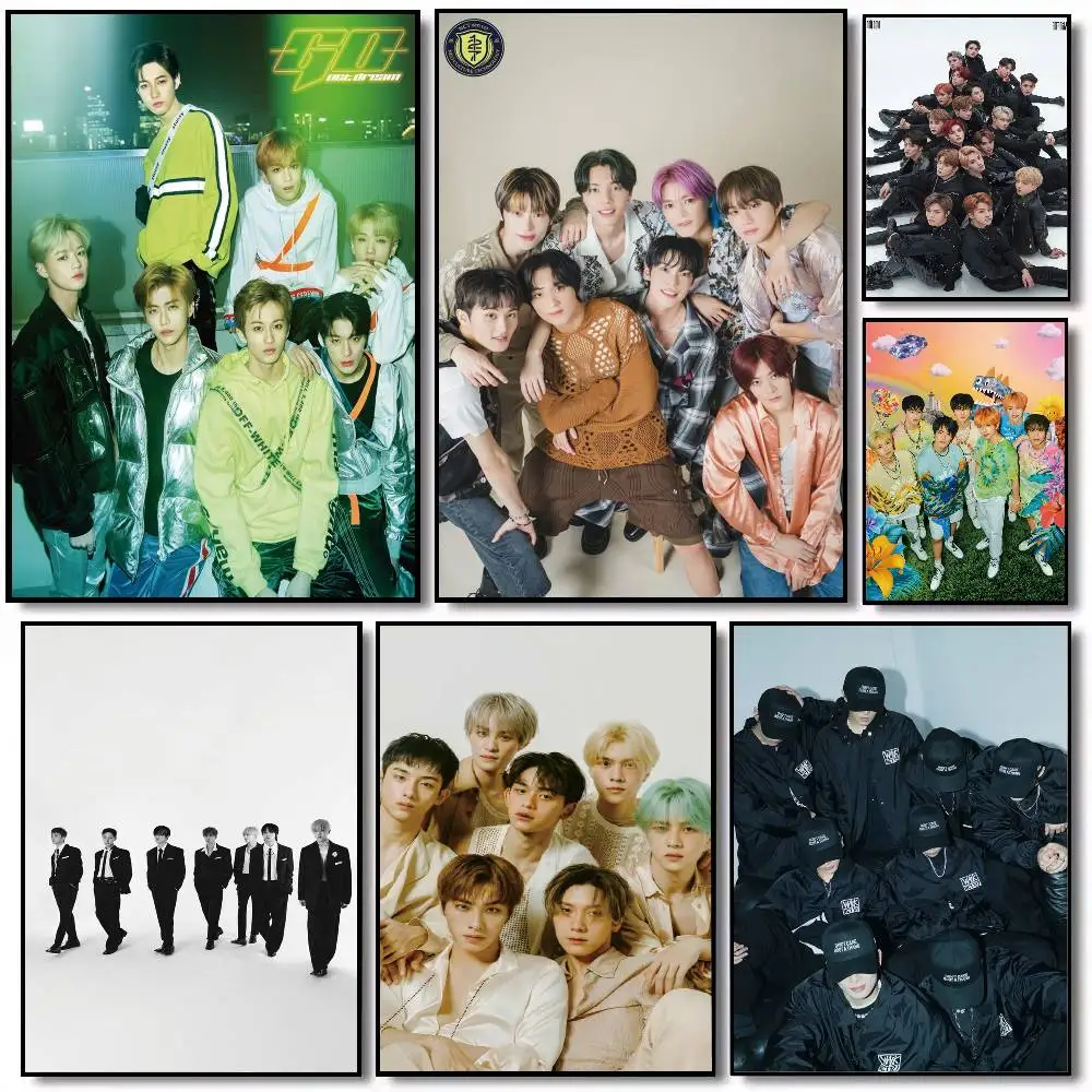 K-pop N-NCTs плакат галерея принты самоклеящиеся домашний декор украшения настенные наклейки наклейка для гостиной