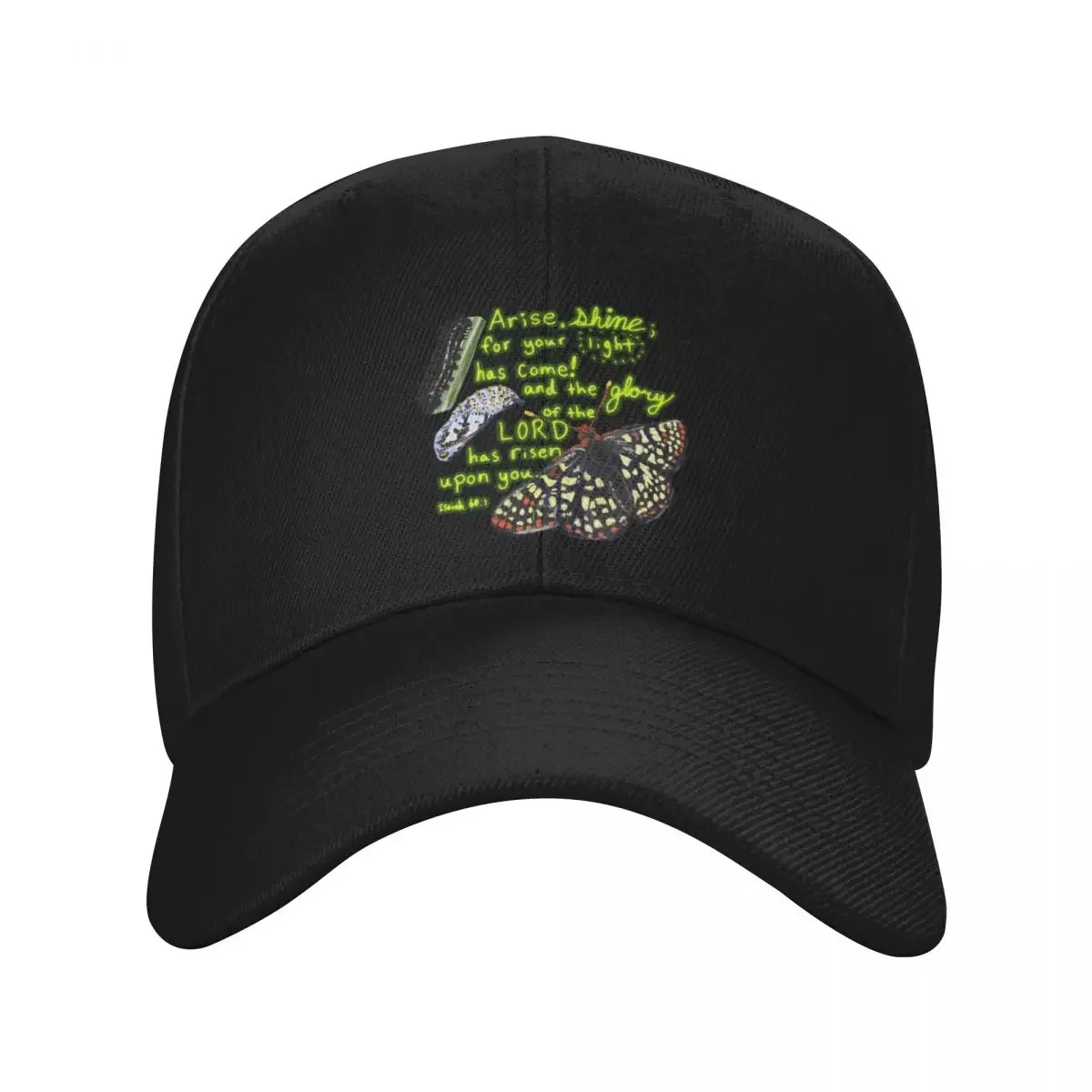 Chalcedon checkerspot Isaiah 60:1 Baseball Cap Thermal Visor Rugby Gentleman Hat Icon Women's Hats For The Sun Men's