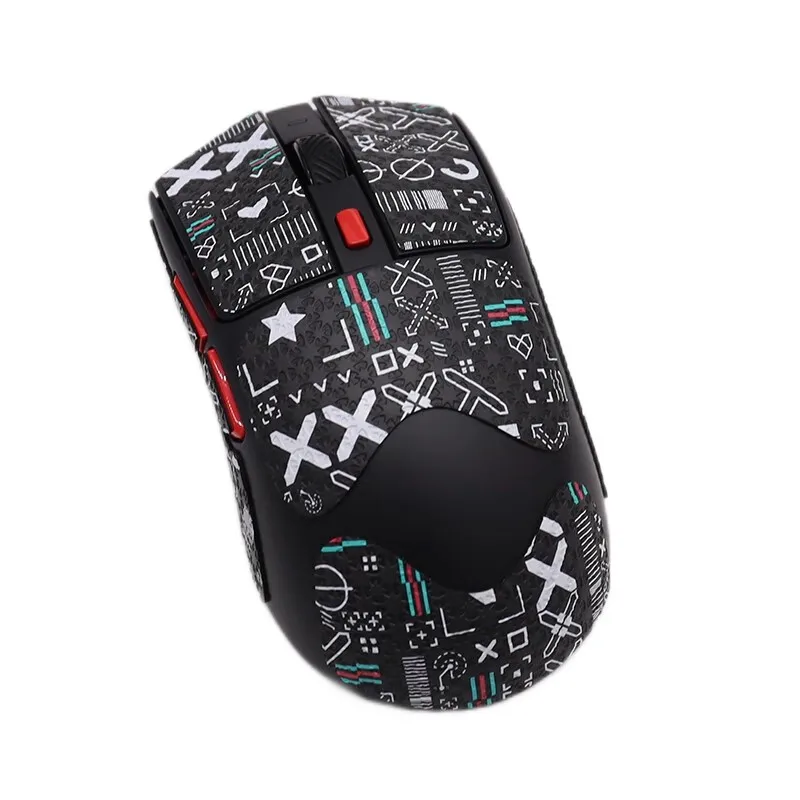 1 Set Full Cover Mouse Anti Slip Grip Sticker For Dareu AE6 Triple-Mode Gaming Mouse Non-Slip Anti Sweat Tape Ultrathin