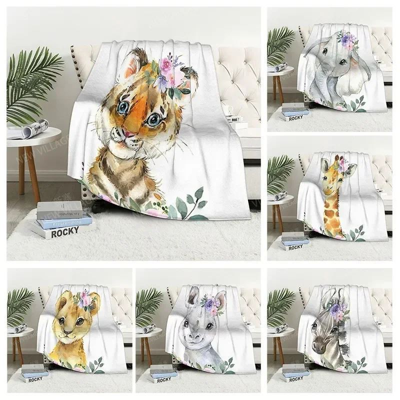 

Plaid sofa for Knee blankets warm winter bed cover throw blanket Decor boho warm fleece Nordic Soft and hairy leaf plant