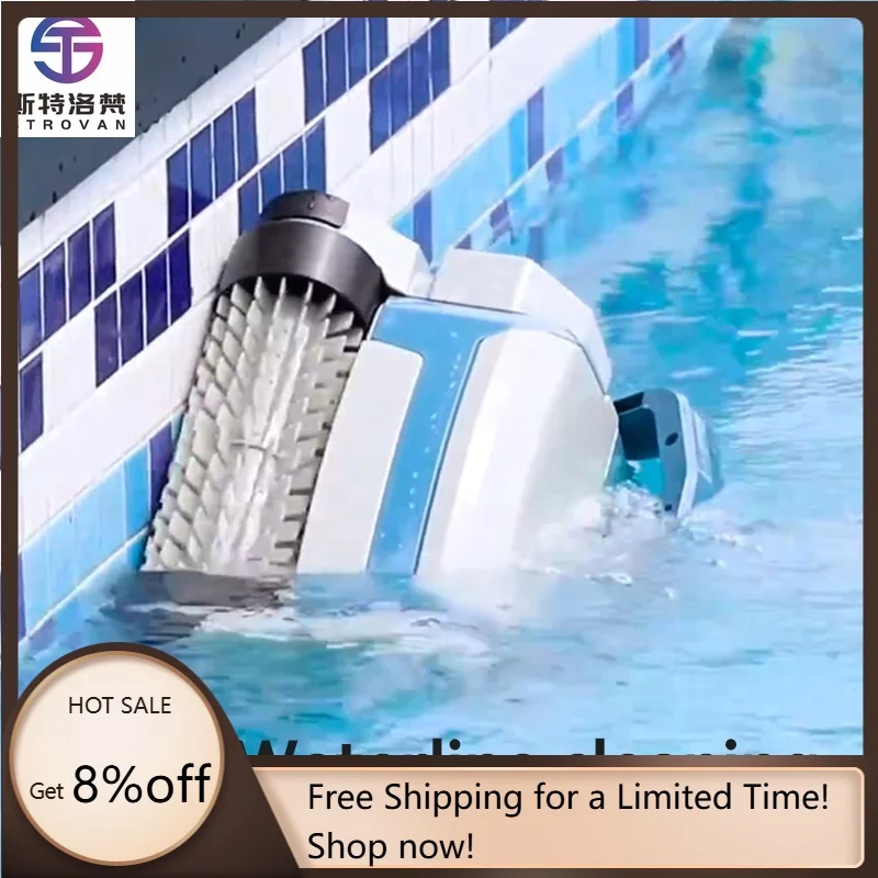 

STLF Advanced Intelligence Automatic Robot Pool Cleaner Smart Cordless Robotic Pool Vacuum Cleaner